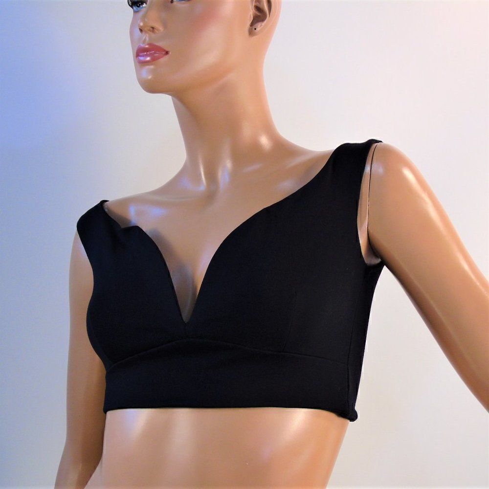 Lovely Day Black Crop Top